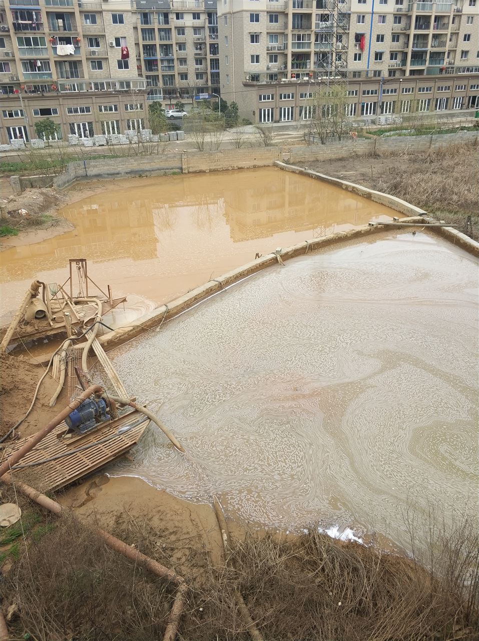 五湖渔场沉淀池淤泥清理-厂区废水池淤泥清淤